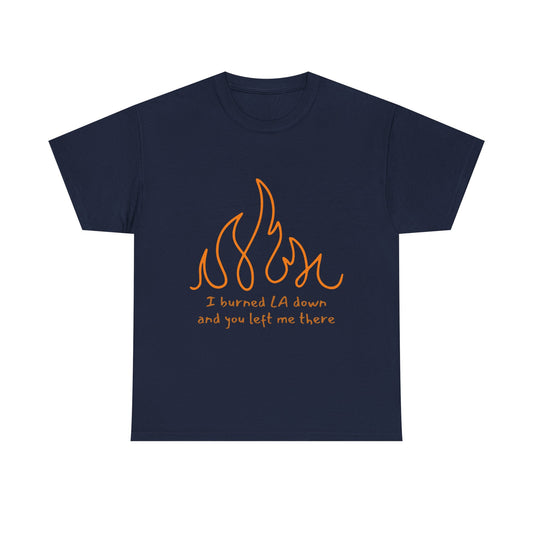 Flame Unisex Heavy Cotton Tee - snazzymerch