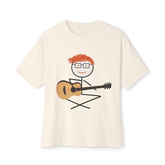 Ed Sheeran Guitar Boxy Tee | Oversized Fit
