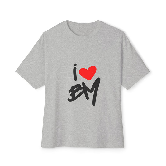 Sketch Love Groove Unisex Oversized Boxy Tee Printify