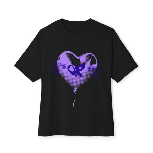 Heart Balloon OR Pop Art-Oversized Tee Printify