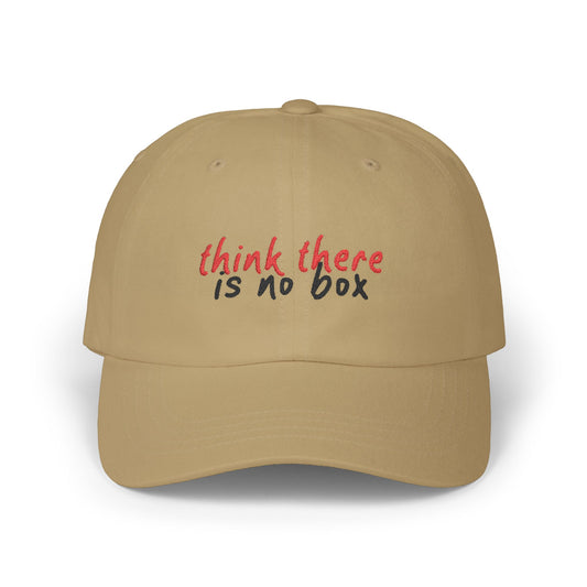 Think There Handwritten Classic Dad Cap - snazzymerch