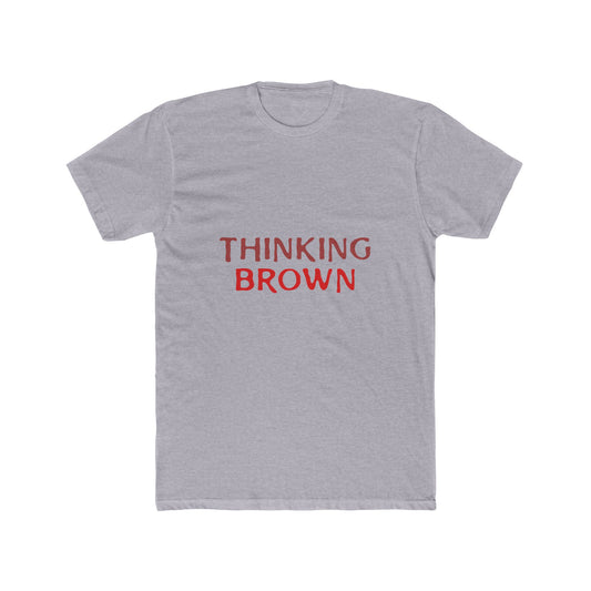 Thinking Bold Text Unisex Cotton Tee - snazzymerch