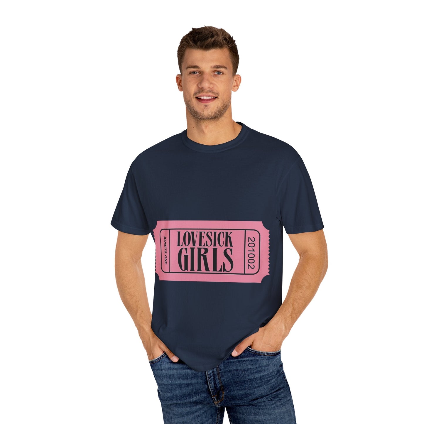 Lovesick Girls Ticket – Dyed T-shirt Printify