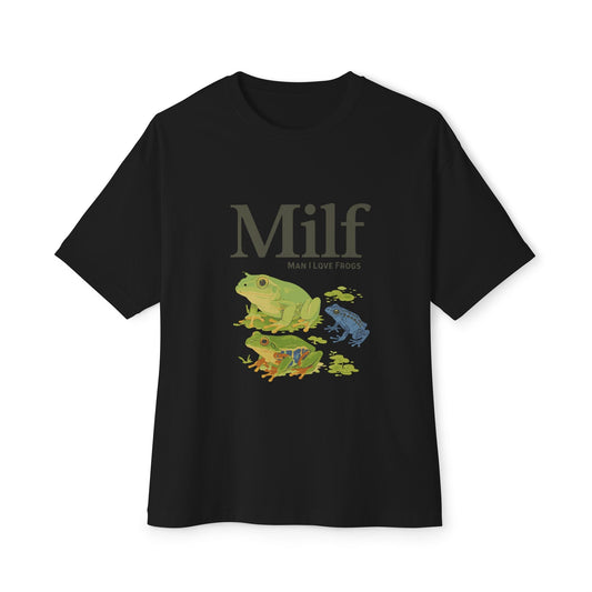 Unisex Oversized Tee – Snazzy Funny Milf Edition Printify