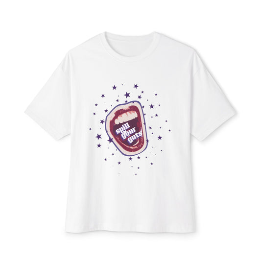 Spill Your Guts Scream-Oversized Tee Printify