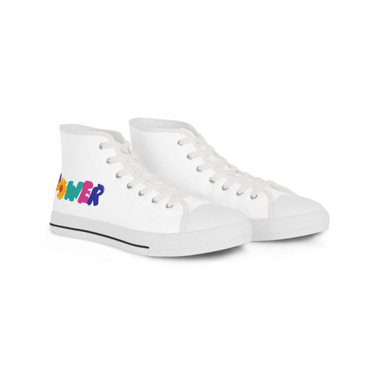 Flower Power Energy High Top Sneakers - snazzymerch