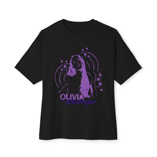 Olivia Rodrigo Star Portrait-Oversized Tee Printify
