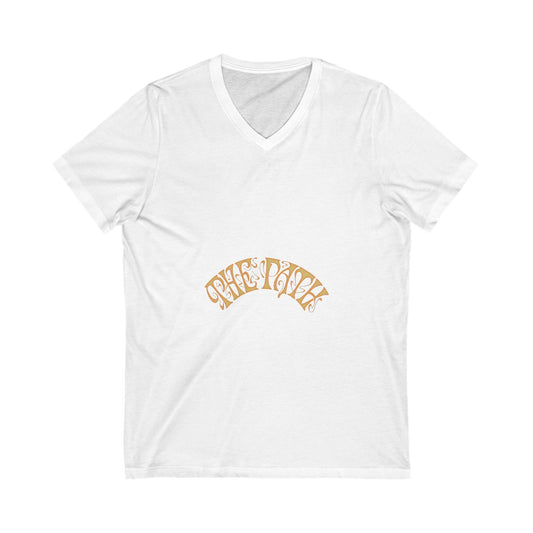 Golden Sun Collective Unisex Jersey Short Sleeve V-Neck Tee - snazzymerch