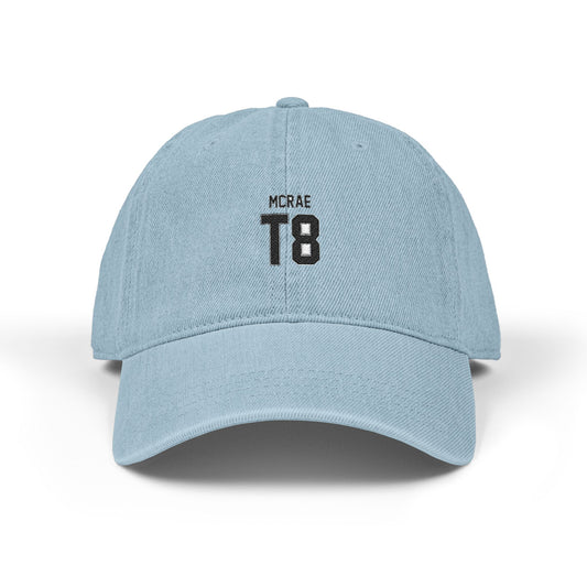 Minimal Bold Number Denim Hat (Embroidery) - snazzymerch