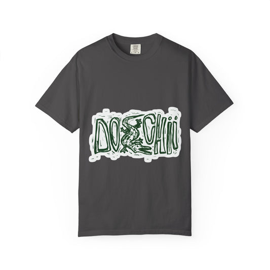 Lizard Lettering Unisex Garment-Dyed T-shirt - snazzymerch