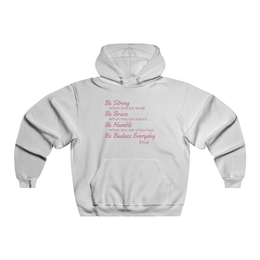 Beautiful Script Men's NUBLEND® Hooded Sweatshirt - snazzymerch