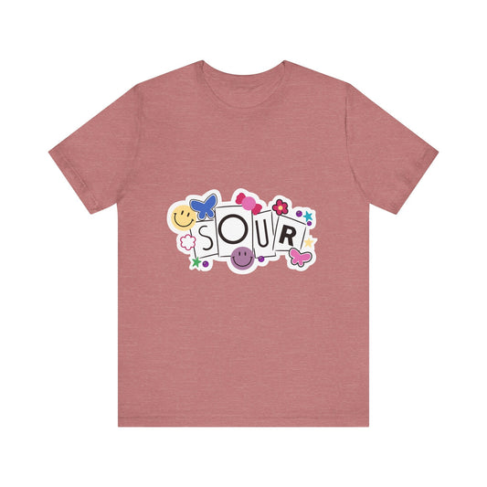 Olivia Rodrigo Unisex Jersey Short Sleeve Tee - Sour Printify