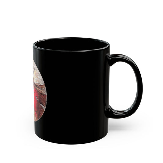 Hand-Drawn Desert Black Mug (11oz, 15oz) - snazzymerch