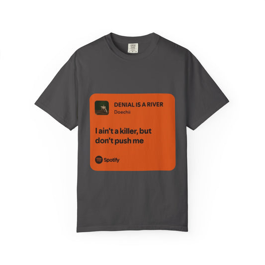 Music Quote Card Unisex Garment-Dyed T-shirt - snazzymerch