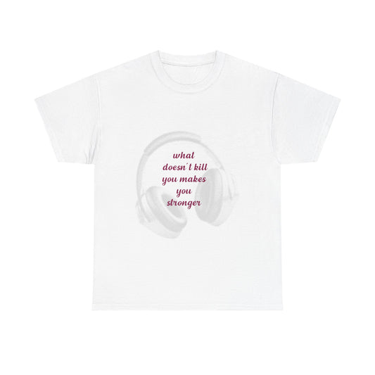 Stronger Soundwaves Unisex Heavy cotton tee Printify