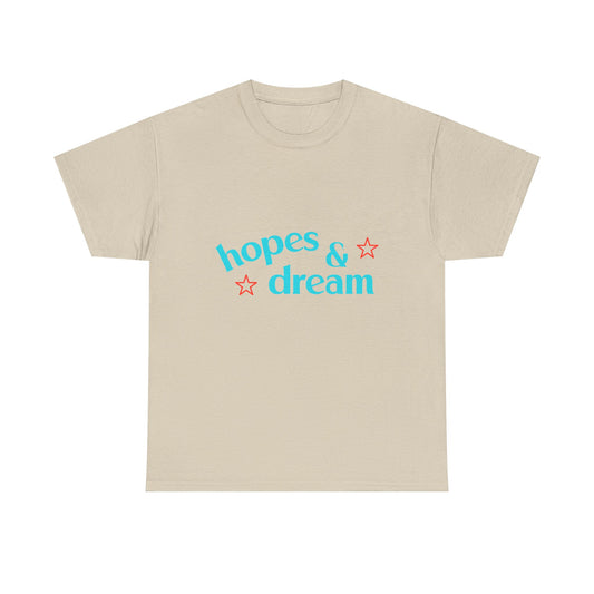Hopes & Dreams Star Unisex Heavy Cotton Tee - snazzymerch