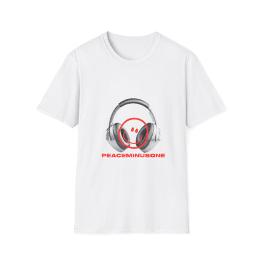 Smiley Beats Graphic Unisex Softstyle Tee - snazzymerch