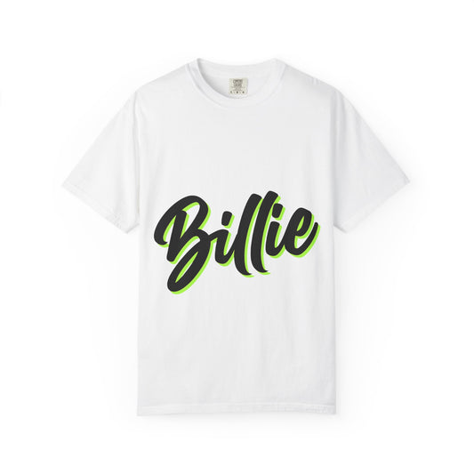 Billie Eilish Inspired Dyed T-shirt – Electric Script Vibes Edition Printify