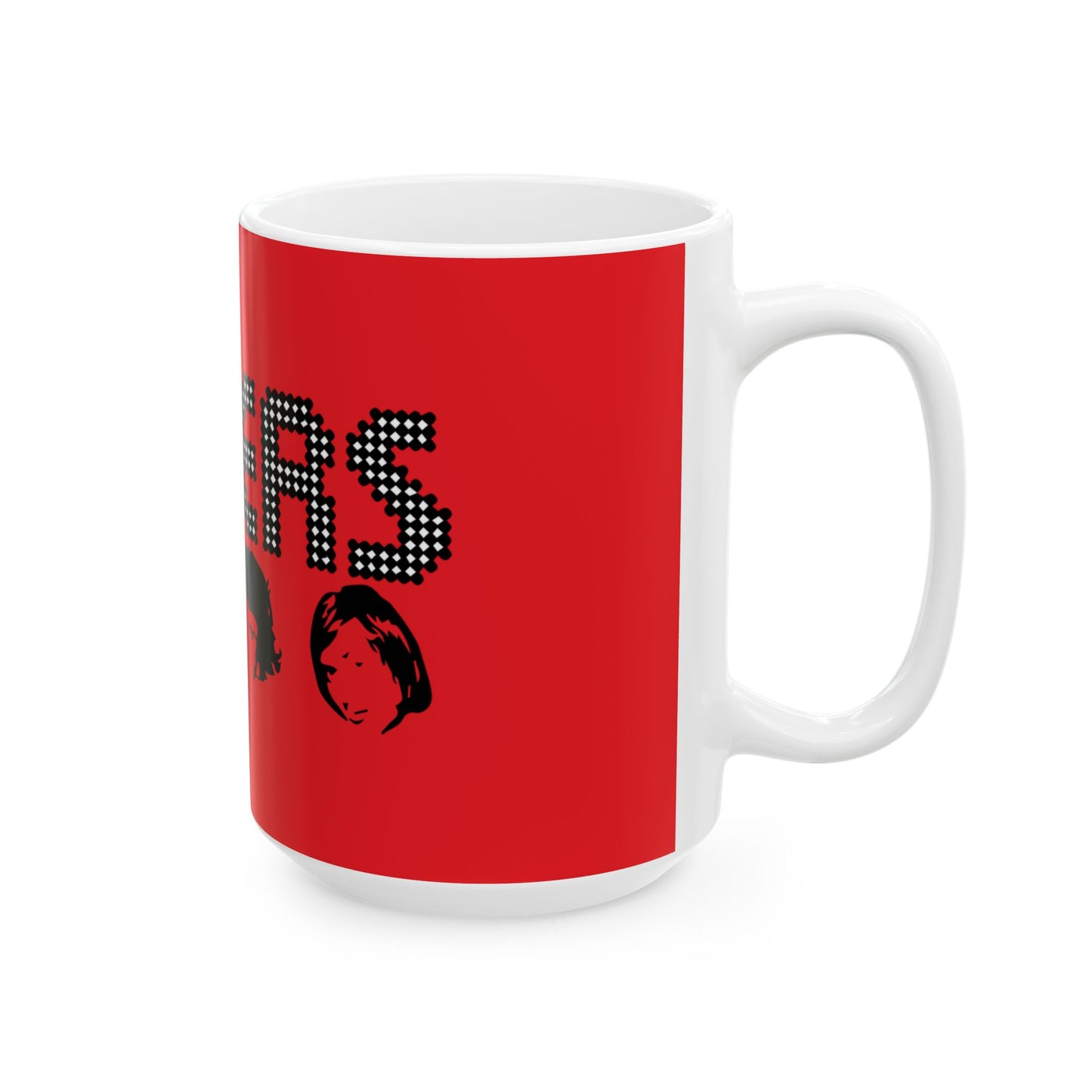 Diamond Dot Retro Ceramic Mug, (11oz, 15oz) - snazzymerch