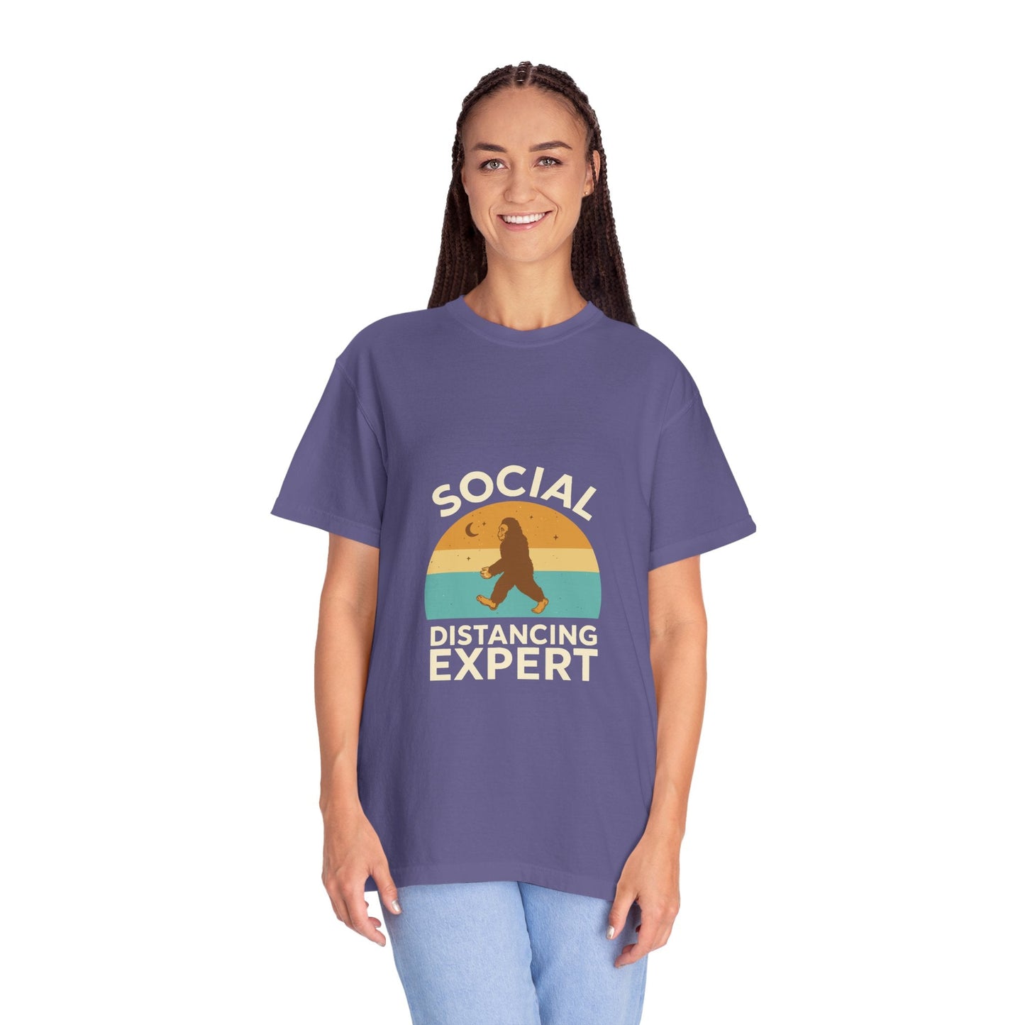Dyed T-shirt – Snazzy Social Distance Edition Printify