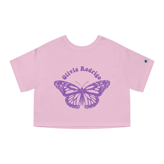 Olivia Rodrigo Women's Cropped t-shirt - With Butterfly Printify