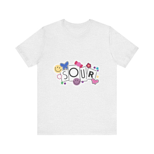 Olivia Rodrigo Unisex Jersey Short Sleeve Tee - Sour Printify