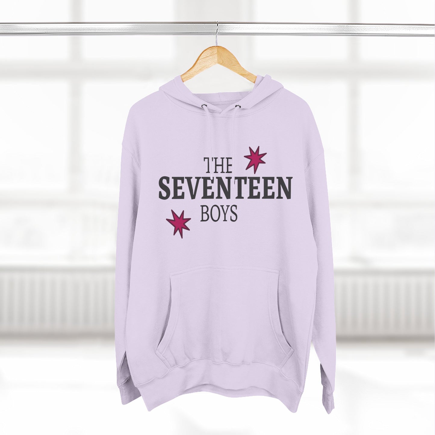 Starburst Seventeen Three-Panel Fleece Hoodie - snazzymerch