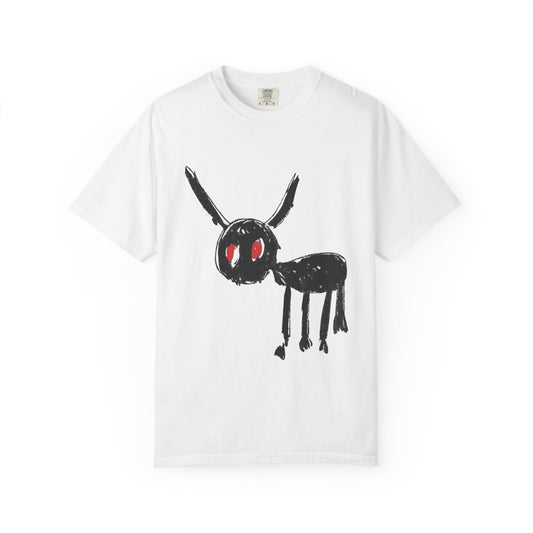 Demon Sketch Dyed Tshirt Printify