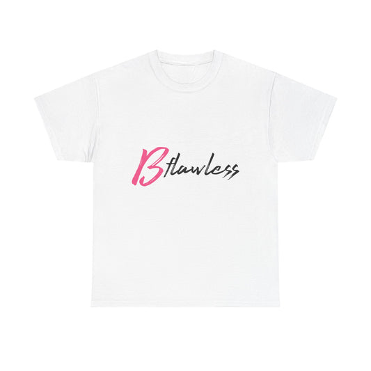Bold Script “Be Flawless” Unisex Heavy Cotton Tee - snazzymerch