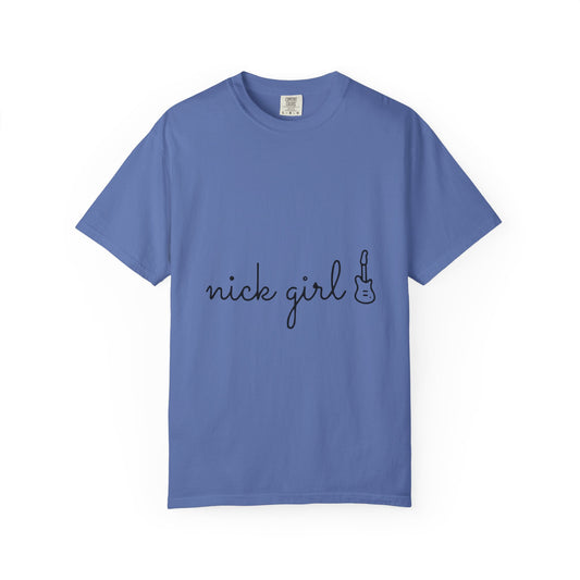 Retro Font Unisex Garment-Dyed T-shirt - snazzymerch