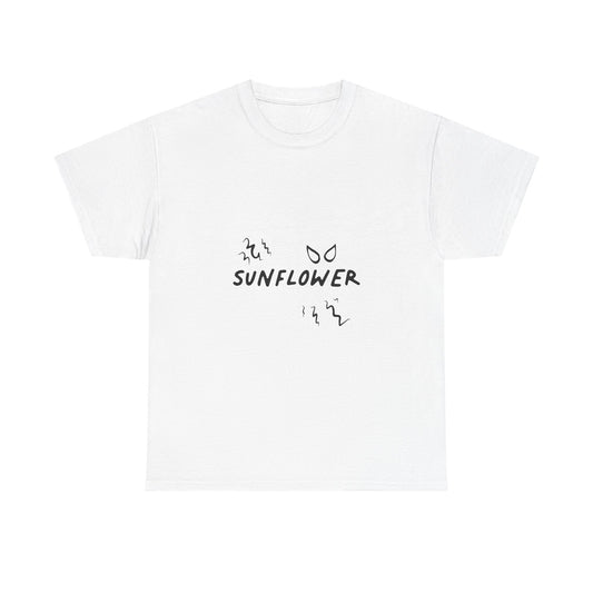 Yellow Barbed Wire Disc Unisex Heavy cotton Tee Printify