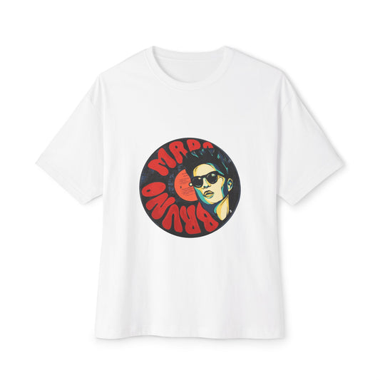 Groove Legend Record Unisex Oversized Boxy Tee Printify