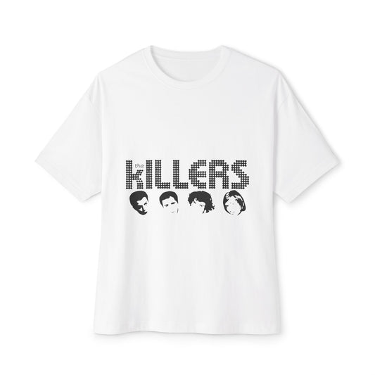 Diamond Dot Retro Unisex Oversized Boxy Tee - snazzymerch