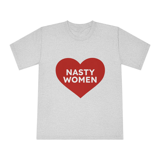 Nasty Women Heart - Unisex Classic Crewneck T-shirt Printify
