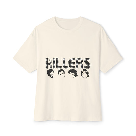 Diamond Dot Retro Unisex Oversized Boxy Tee - snazzymerch