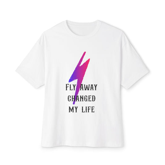 Power Surge Bolt Unisex Oversized Boxy tee Printify