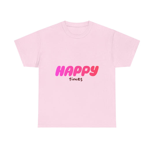 Happy Times Gradient Unisex Heavy Cotton Tee - snazzymerch