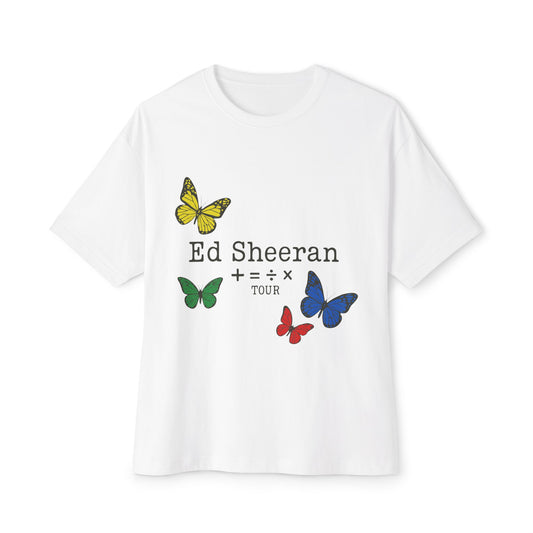Ed Sheeran Butterfly Boxy Tee | Oversized Fit