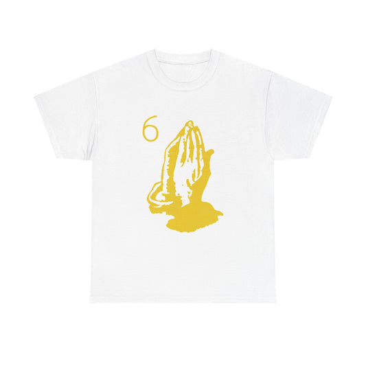 6 God Prayer Hands Heavy Cotton Tee Printify