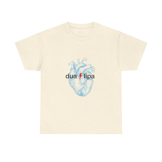 Electro Heart Illustration Unisex Heavy Cotton Tee - snazzymerch