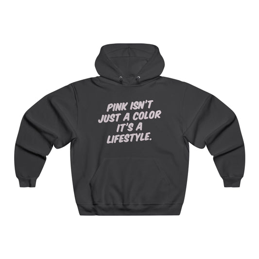Lifestyle in Pink Men's NUBLEND® Hooded Sweatshirt - snazzymerch