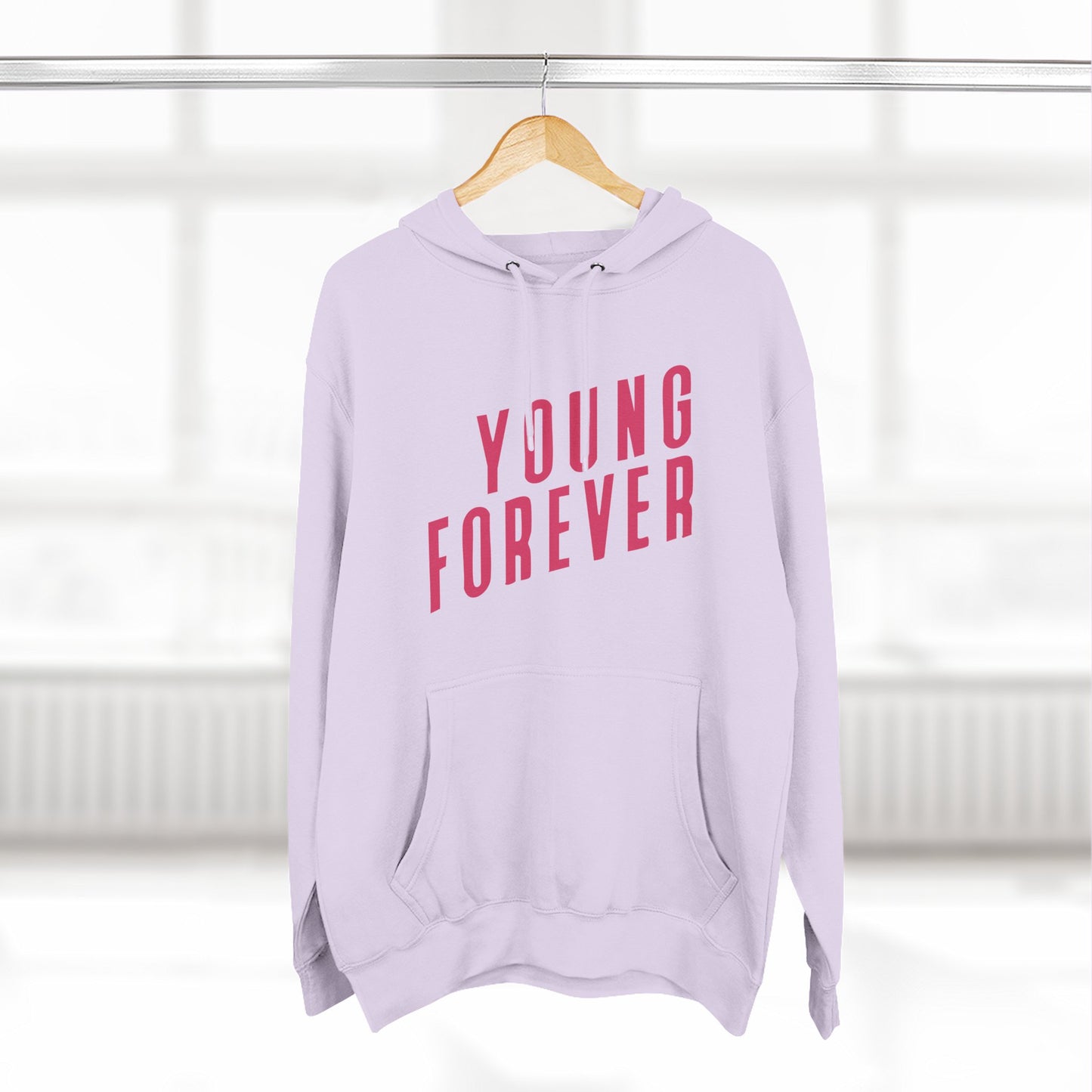 Young & Forever Three-Panel Fleece Hoodie - snazzymerch