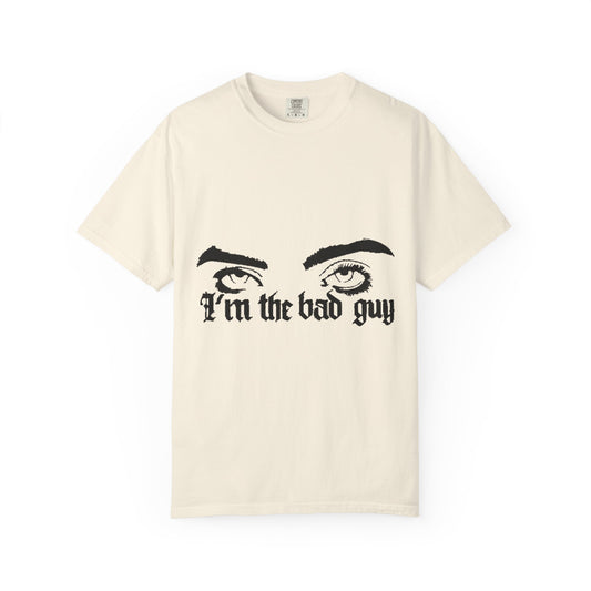 Billie Eilish Inspired Dyed T-shirt – Eyes & Shadows Gothic Edition Printify