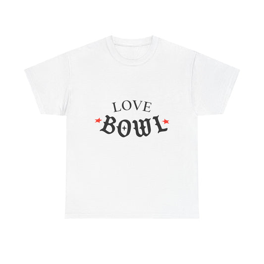 Love Bowl Retro Unisex Heavy Cotton Tee - snazzymerch