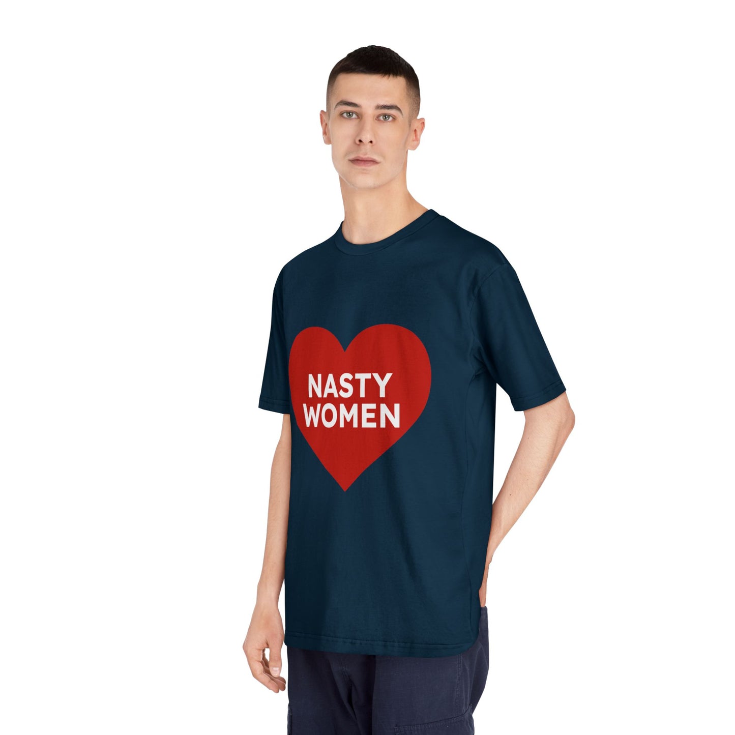Nasty Women Heart - Unisex Classic Crewneck T-shirt Printify