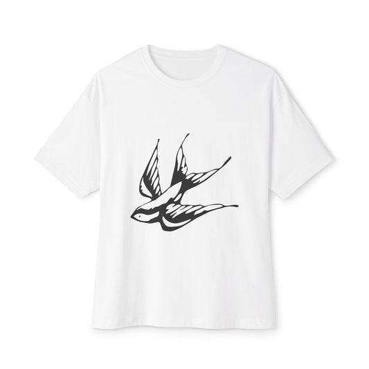 Flight Marked Unisex Oversized Boxy Tee Printify
