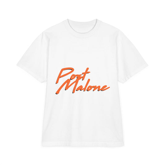Unisex Garment-Dyed Drop-Shoulder T-Shirt – Post Malone Name Design Printify