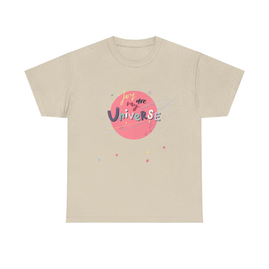 Pastel Planet & Universe Unisex Cotton Tee Printify