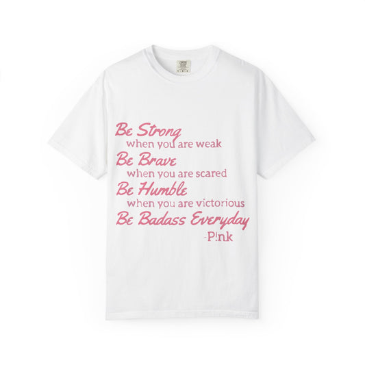 Beautiful Script Unisex Garment-Dyed T-shirt - snazzymerch