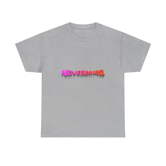 Wavy Groovy Typography Unisex Heavy Cotton Tee - snazzymerch